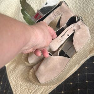 SZ 9 1/2 wedge shoes NWOT new without tags